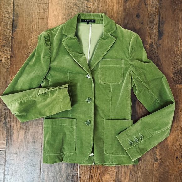 THEORY corduroy blazer, size 4 - Picture 3 of 14